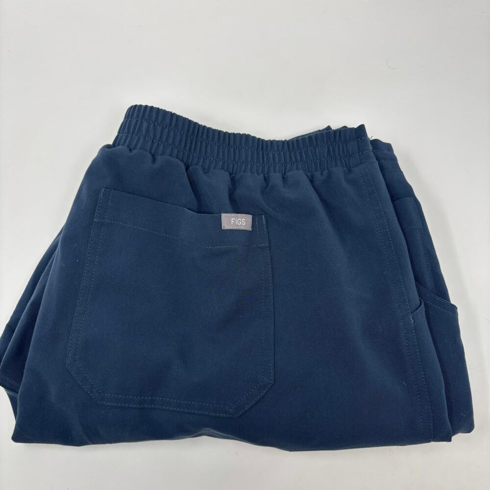 FIGS Technical‎ Collection Womens XL Blue Stretch Waist Drawstrings Scrub Pants